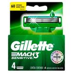 -Carga-Para-Aparelho-De-Barbear-Gillette-Mach3-Sensitive-4-Unidades