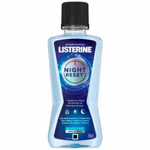 Enxaguante Bucal Listerine Night Reset Zero Álcool Midnight Mint 200ml