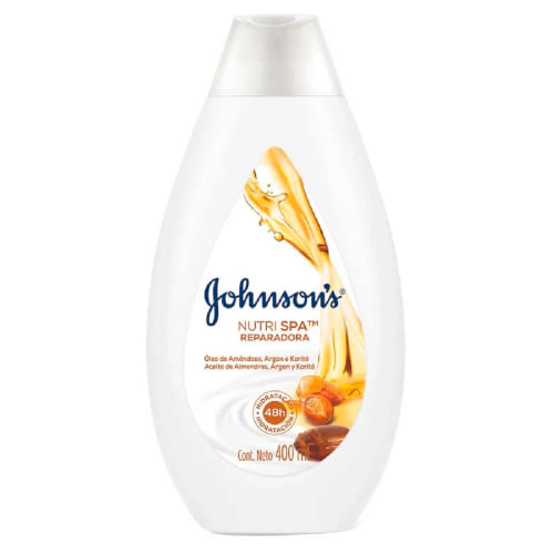 -Hidratante-Corporal-Johnson---Johnson-Nutri-Spa-Reparadora-Oleo-De-Amendoas-E-Karite-400ml