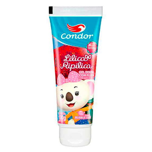 -Gel-Dental-Infantil-Condor-Lilica-Ripilica-Bubble-100g