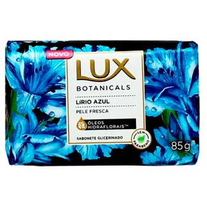 Sabonete Em Barra Lux Glicerinado Botanicals Lírio Azul 85g