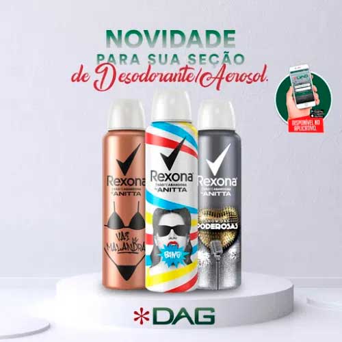 Rexona Desodorante, Mova-se com confiança!