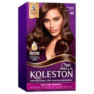 Tintura Wella Koleston N 40 Castanho Médio 1 Kit