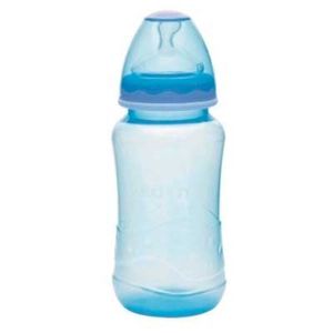 Mamadeira Kuka Ortodontica Aquarela Azul 330ml 1 Unidade