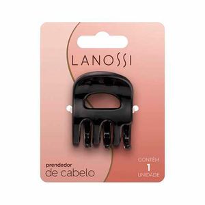 Prendedor De Cabelo Lanossi Preta M 1 Unidade