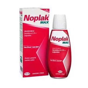 Solução Bucal Noplak Max Flúor 250ml