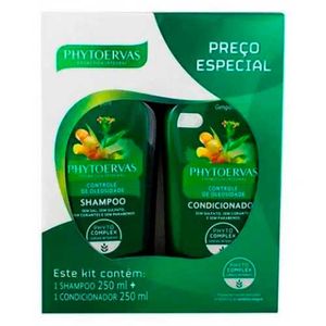 Kit Phytoervas Controle De Oleosidade Shampoo 250ml + Condicionador 250ml