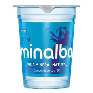 Água Mineral Minalba Sem Gás Copo 200ml