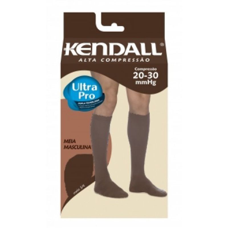 -Meia-Elastica-3-4-Kendall-Masculina-Alta-Compressao-Marrom-G-1-Unidade