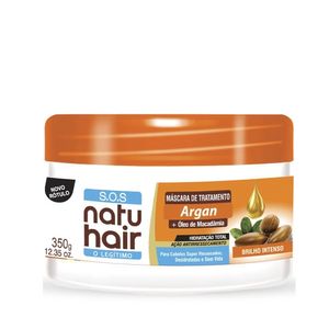 Máscara De Tratamento Capilar Skafe Natuhair S.o.s Argan 350g