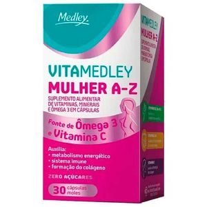 Vitamedley Mulher A-z 30 Cápsulas Moles