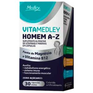 Vitamedley Homem A-z 30 Cápsulas Moles