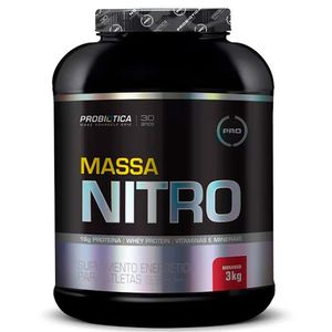 Massa Nitro Probiótica Morango 3kg