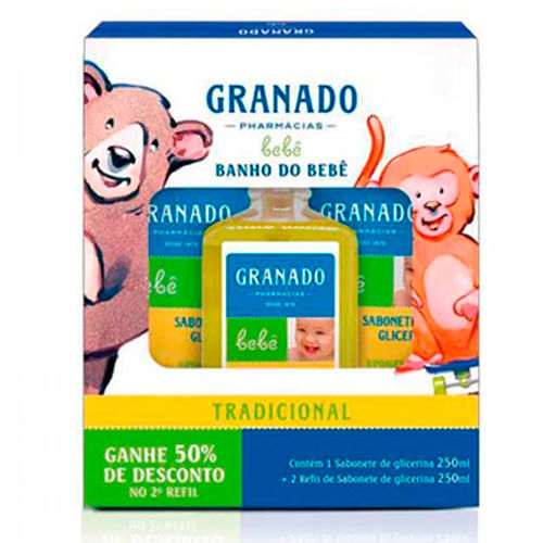 -Kit-Infantil-Granado-Sabonete-Liquido-250ml---50---Desconto-No-Segundo-Refis-250ml