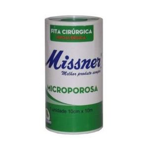 Fita Cirúrgica Microporosa Branca Missner 10cmx10m