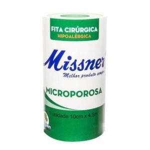Fita Cirúrgica Microporosa Branca Missner 10cmx4,5m