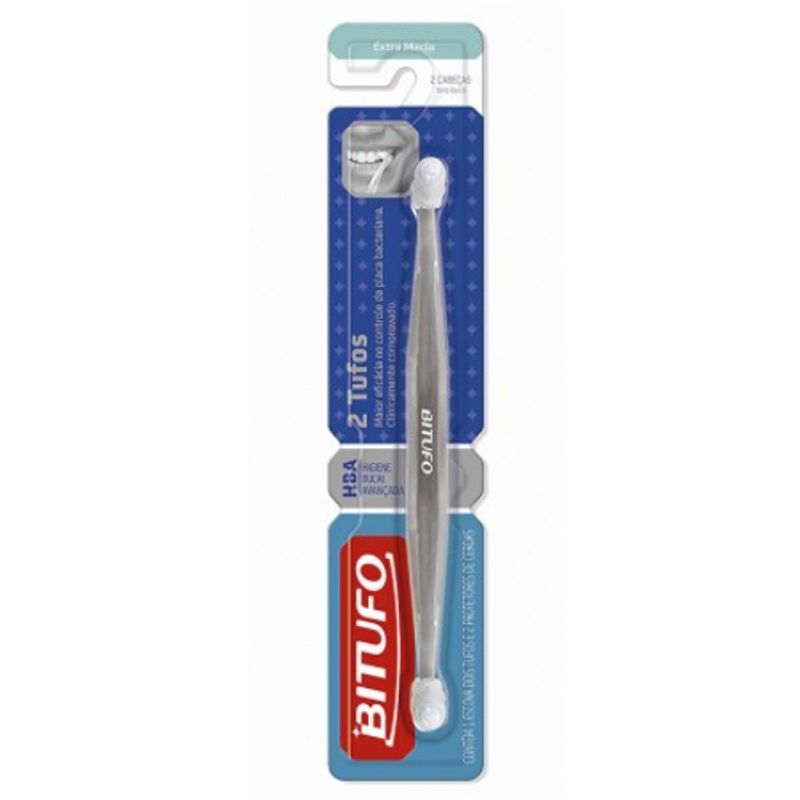 -Kit-Bitufo-Escova-Dental-2-Tufos-Extra-Macia-Sortida---2-Protetores-De-Cerdas