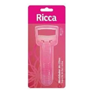 Curvador De Cílios Ricca Plástico Rosa 1 Unidade