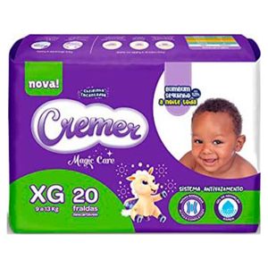 Cremer Fralda Jumbo Xg 20 Unidades