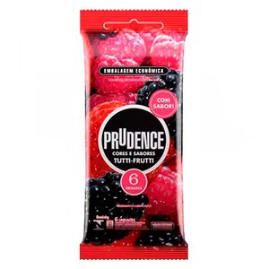 Preservativo Prudence Tutti-frutti 6 Unidades