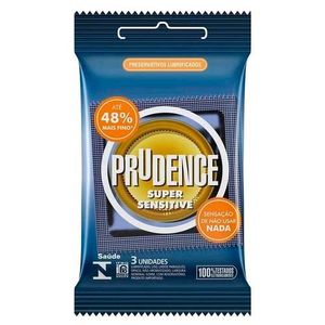 Preservativo Prudence Super Sensível 3 Unidades