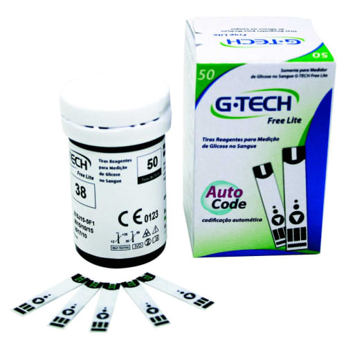 -Tiras-Reagentes-G-tech-Free-Lite-C-50