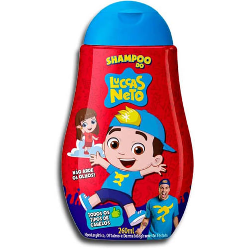 -Shampoo-Luccas-Neto-260ml-Infantil-Todos-Os-Tipos-De-Cabelo