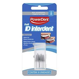 Refil Escova Interdental Cônico 6 Unidades