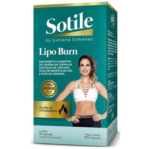Sotile Lipo Burn 750mg 60 Cápsulas Promofarma