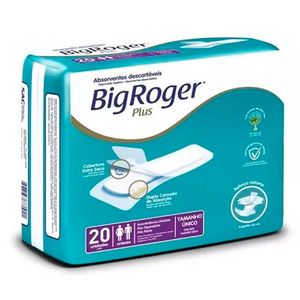 Absorvente Geriátrico Big Roger Plus 20 Unidades