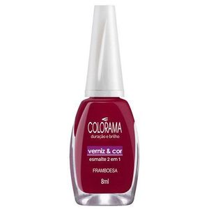 Esmalte Colorama Verniz & Cor Framboesa 8ml