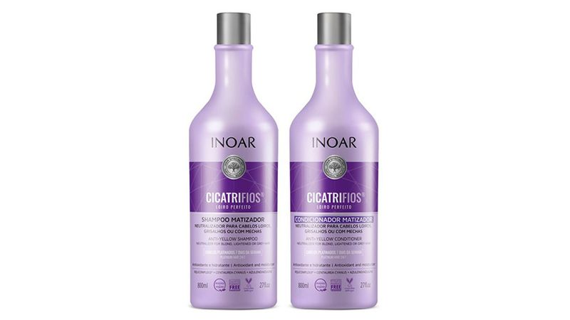 Inoar cicatrifios kit 2025 shampoo e condicionador