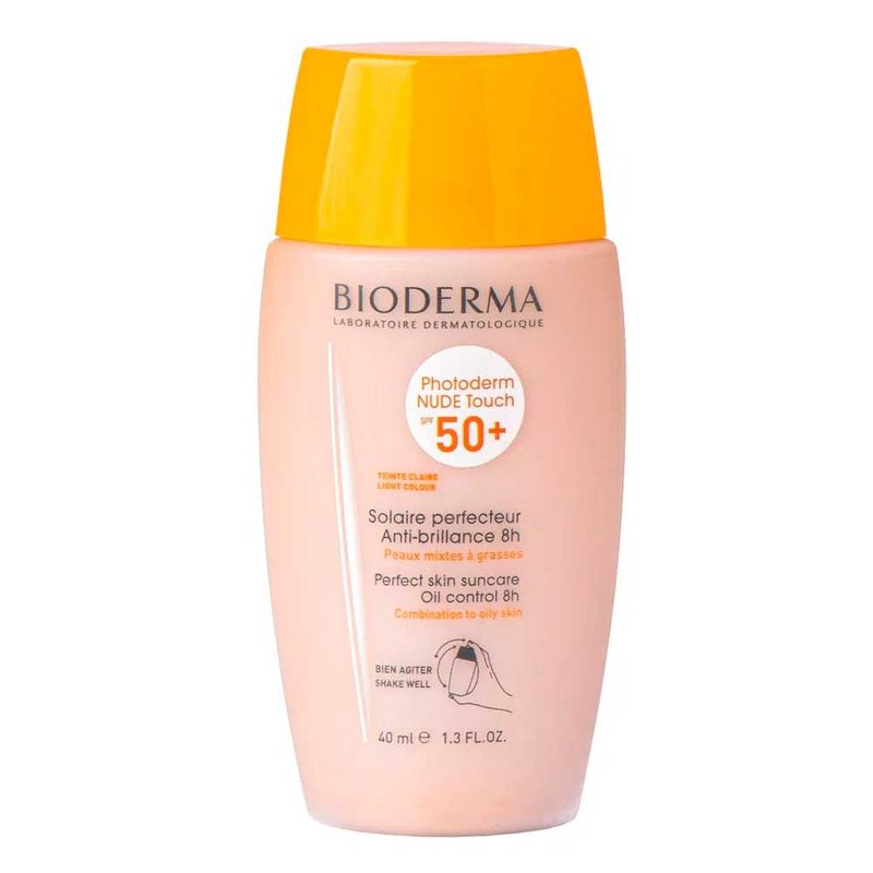 -Protetor-Solar-Bioderma-Photoderm-Nude-Touch-Claro-Fps50--40ml