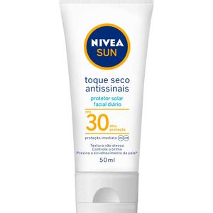 Protetor Solar Facial Nivea Sun Toque Seco Antissinais Fps30 50ml