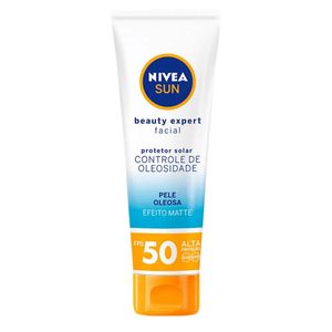 Protetor Solar Facial Nivea Sun Beauty Pele Mista À Oleosa Fps50 50g