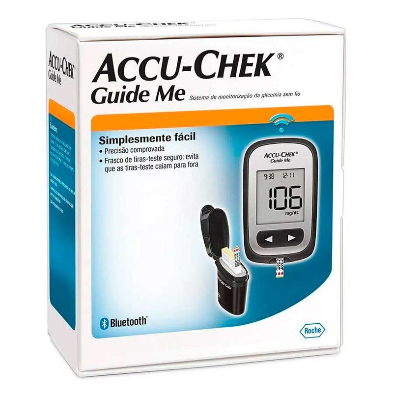 -Kit-Aparelho-Medidor-De-Glicemia-Accu-chek-Guide---Tiras-Teste-Guide-10-Unidades