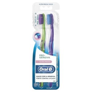 Escova Dental Oral-b Pro-gengiva 2 Unidades