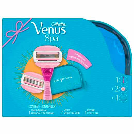 -Kit-Venus-Spa-Aparelho-De-Depilar---2-Refis---Necessaire