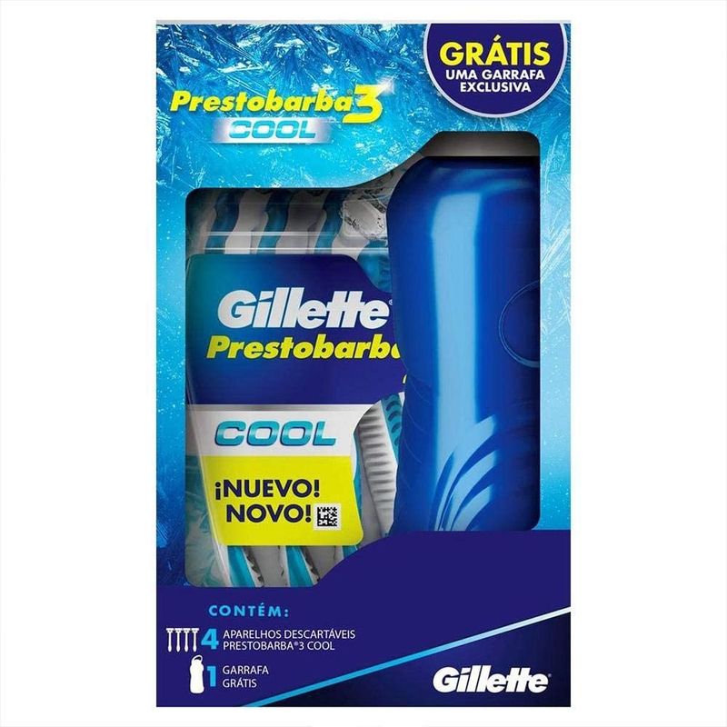 -Kit-Gillette-Prestobarba-3-Cool-Aparelho-De-Barbear-4-Unidades---Garrafa