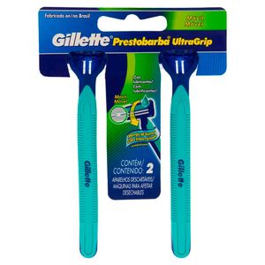 Aparelho De Barbear Gillette Prestobarba Ultragrip 2 Unidades