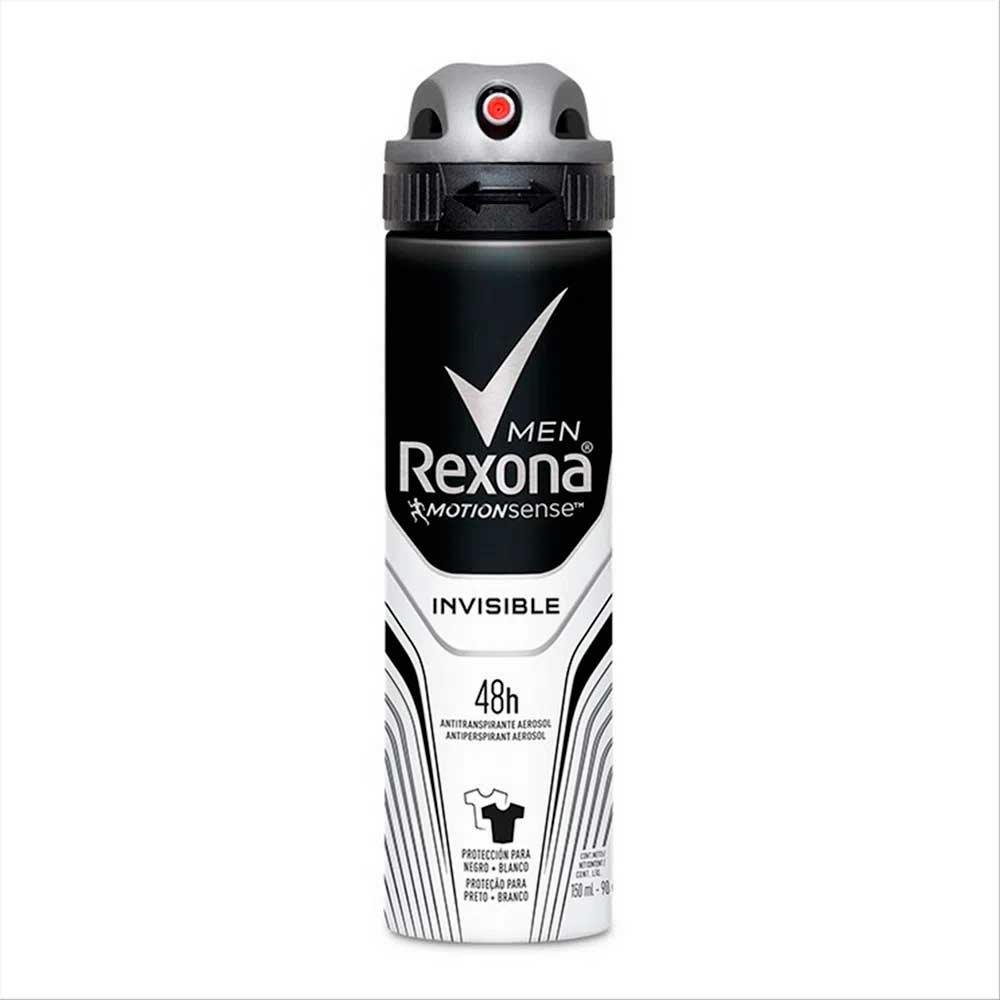 Desodorante Rexona Feminino Invisible Aerossol 150ml - Promofarma