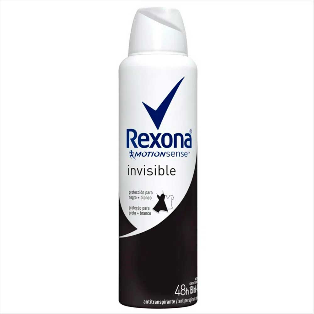 Desodorante Rexona Feminino Invisible Aerossol 150ml - Promofarma