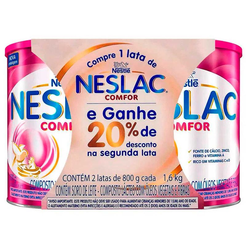 -Composto-Lacteo-Neslac-Comfor-2-Unidades-De-800g