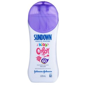 Protetor Solar Infantil Sundown Kids Color Tutti Frutti Fps60 120ml