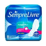 -Absorvente-Sempre-Livre-Adapt-Plus-Suave-Sem-Abas-8-Unidades