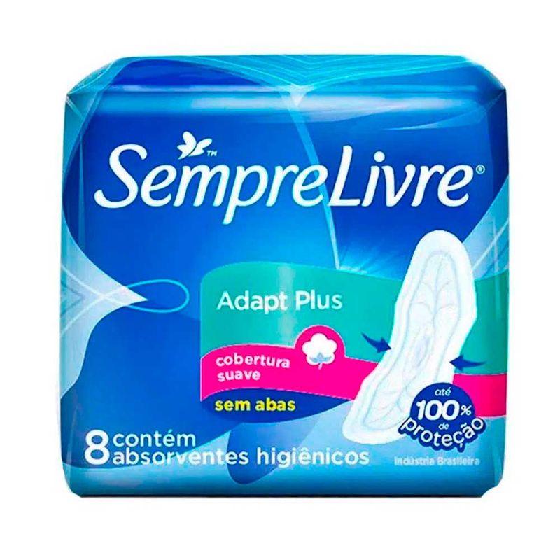 -Absorvente-Sempre-Livre-Adapt-Plus-Suave-Sem-Abas-8-Unidades