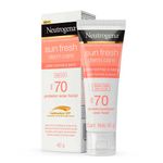 NEUTROGENA SUN FRESH® Dry Skin Sem Cor FPS 70