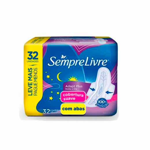 -Absorvente-Sempre-Livre-Adapt-Plus-Noite-E-Dia-Suave-Com-Abas-32-Unidades