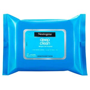 Lenço Demaquilante Neutrogena Deep Clean 25 Unidades