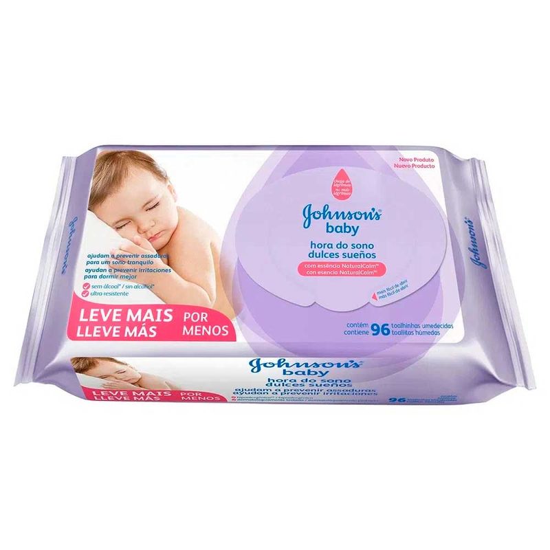 -Lencos-Umedecidos-Johnsons-Baby-Hora-Do-Sono-96-Unidades